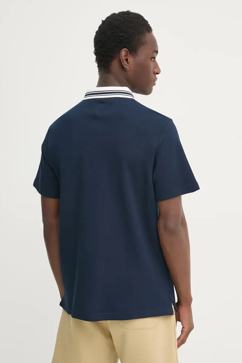Tommy Jeans Polo Uomo Blu 3313885 miniatura 3