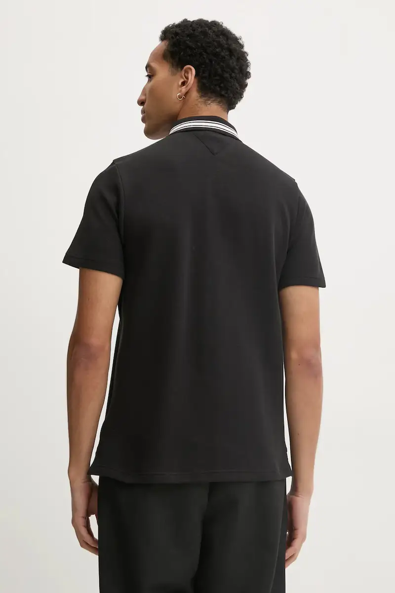 Tommy Jeans Polo Uomo Nero 3327199 miniatura 3