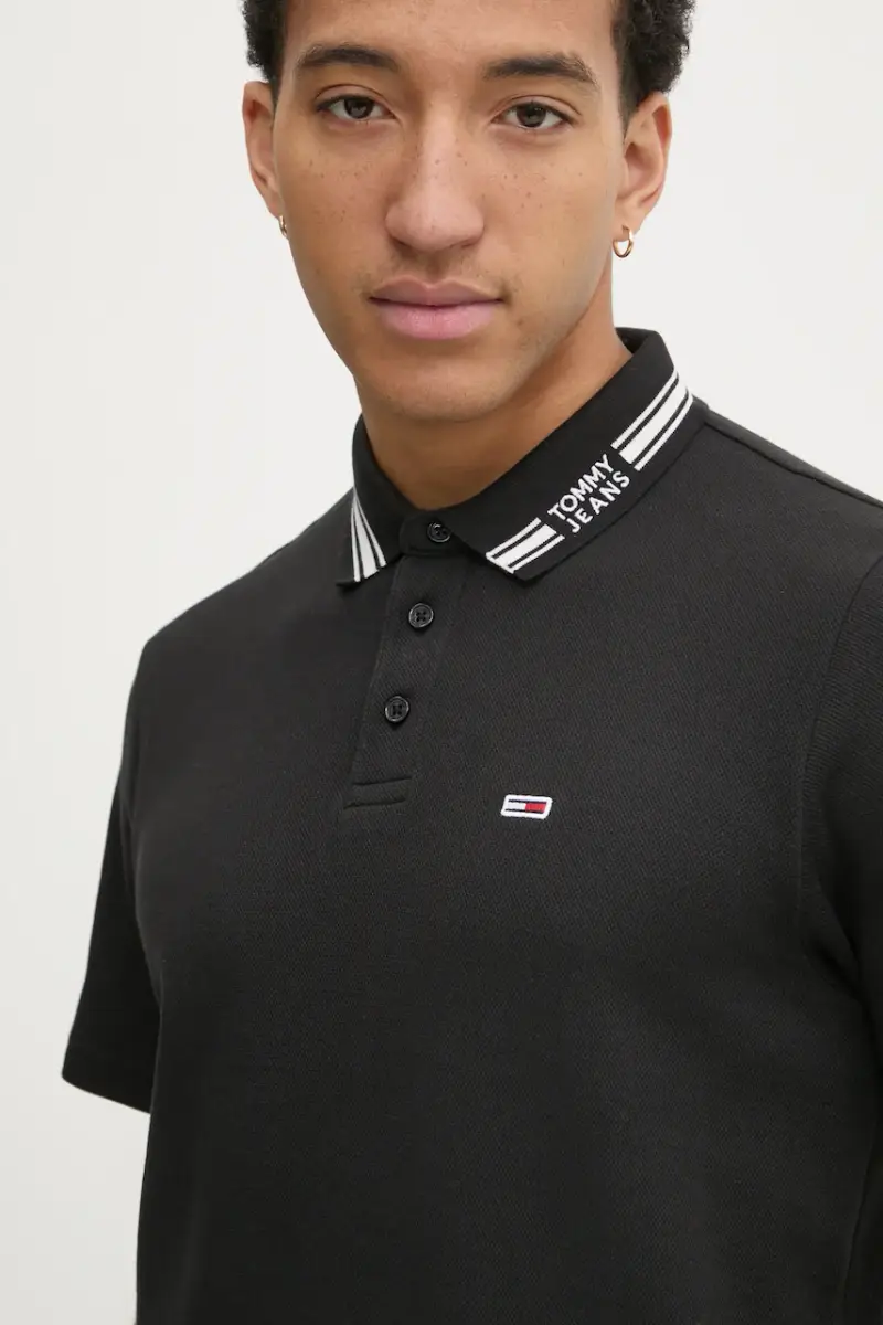 Tommy Jeans Polo Uomo Nero 3327199