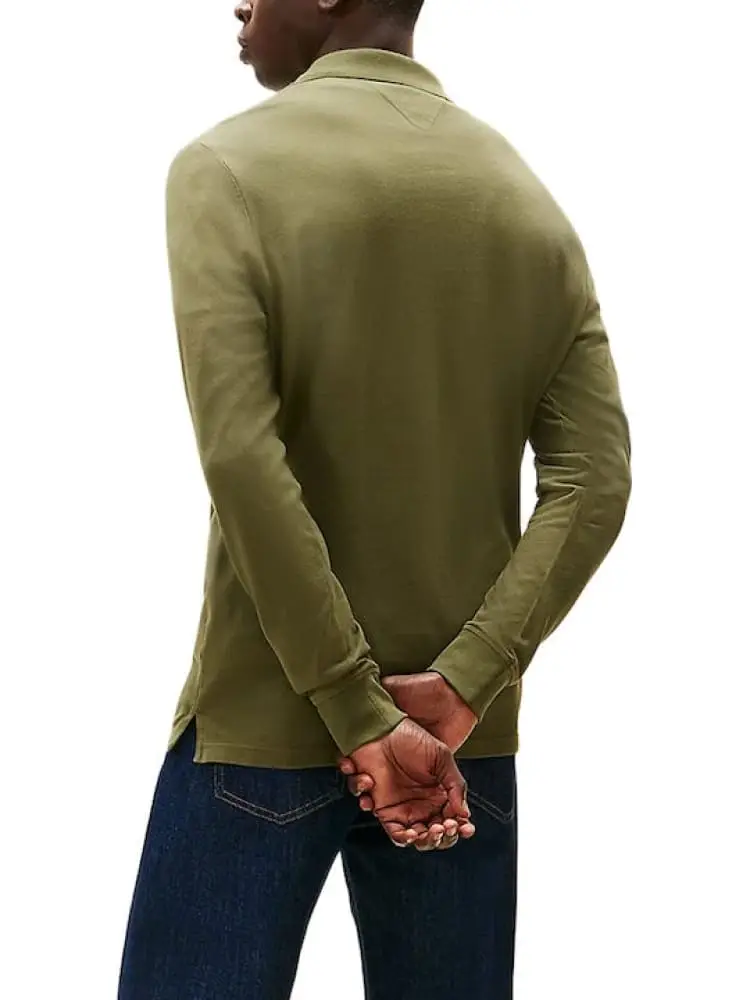 polo verde bosco uomo mini logo miniatura 2