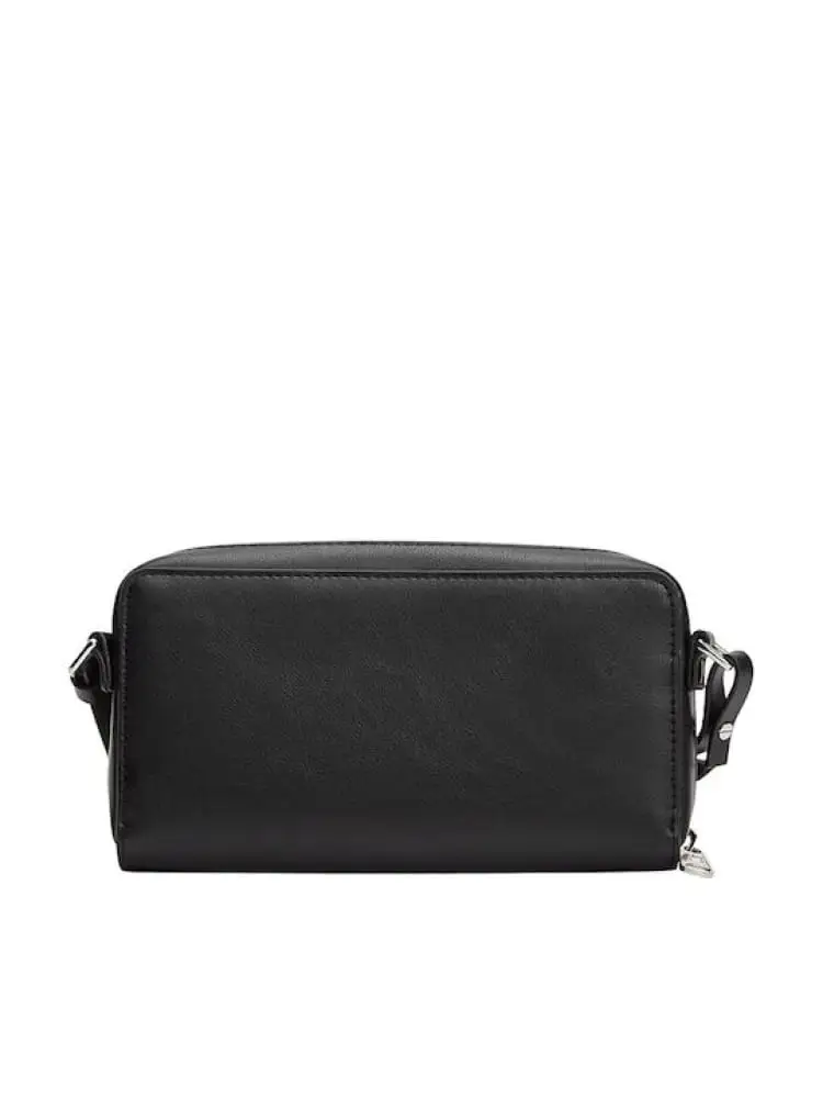 portafoglio nero donna logo sul davanti miniatura 2