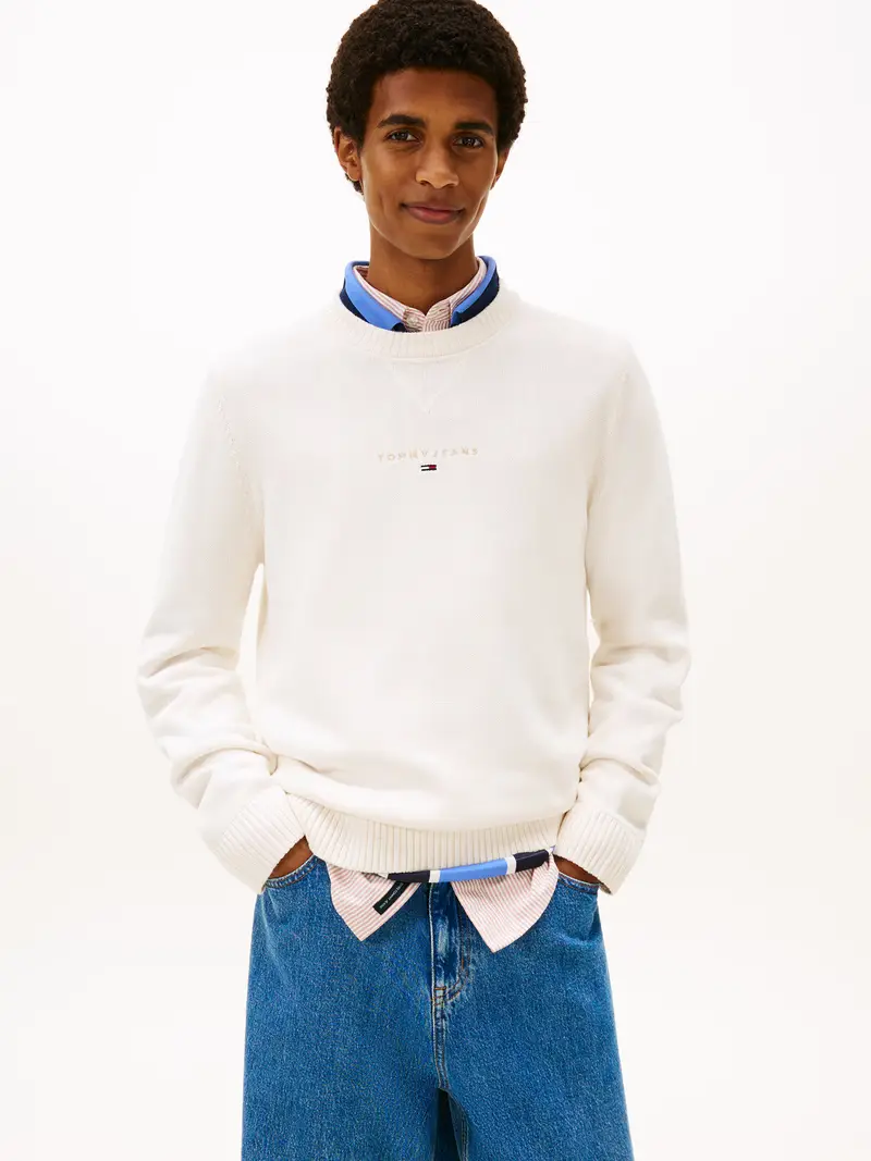 Pullover bianco miniatura 2