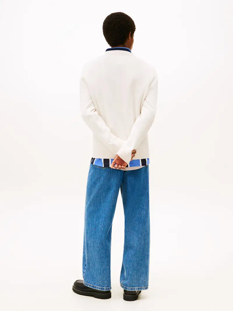 Pullover bianco miniatura 3