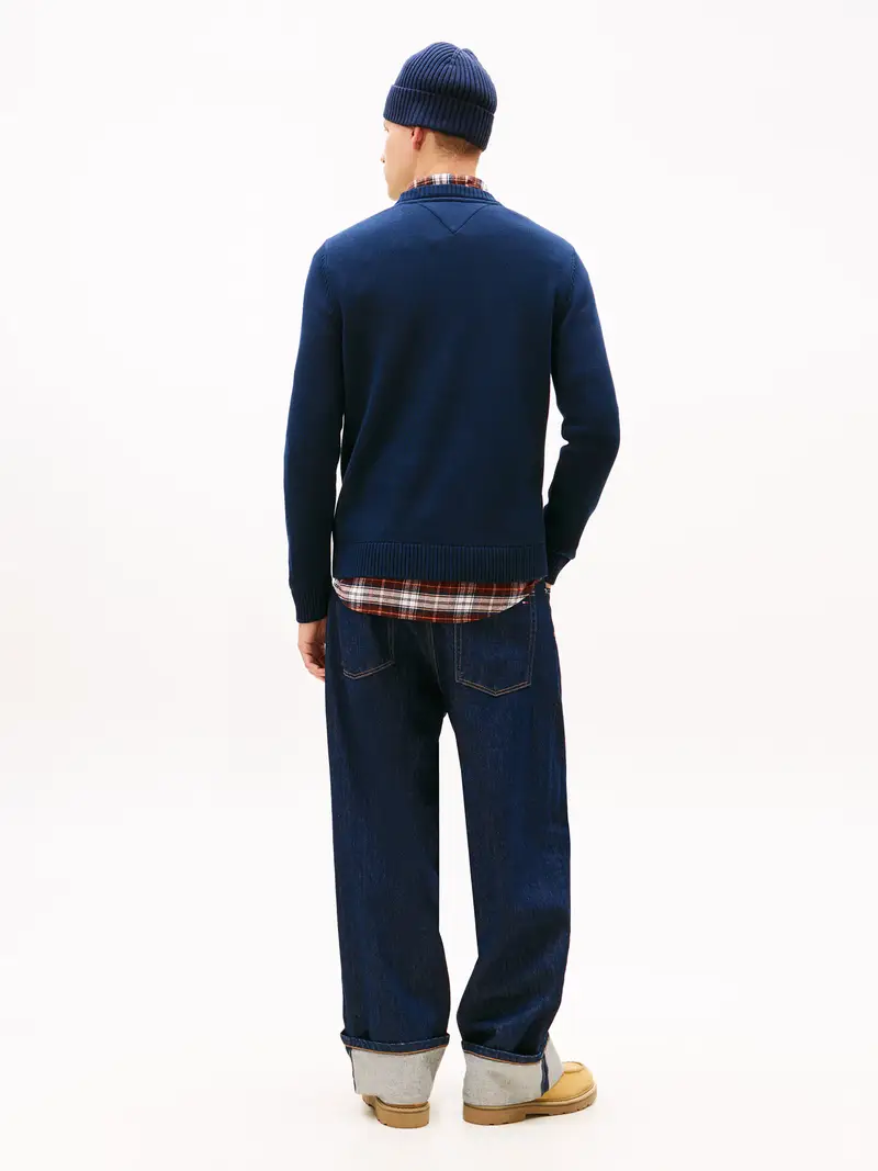 Pullover blu chiaro / blu scuro miniatura 3