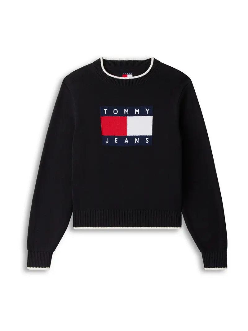 Pullover blu scuro / rosso / nero / bianco