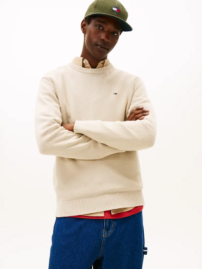 Pullover 'ESS' beige chiaro miniatura 2