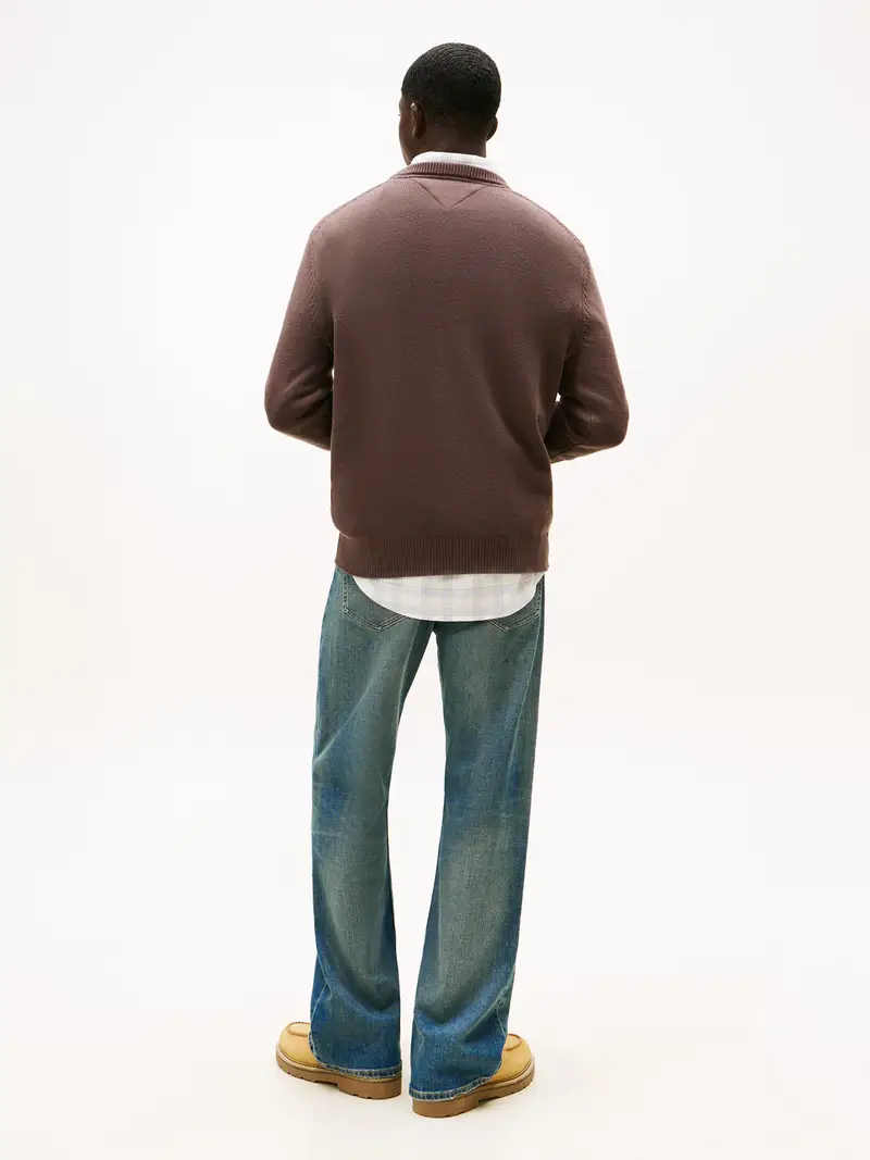 Pullover 'ESS' marrone miniatura 3