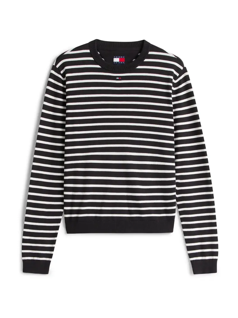 Pullover 'Essential' nero / bianco