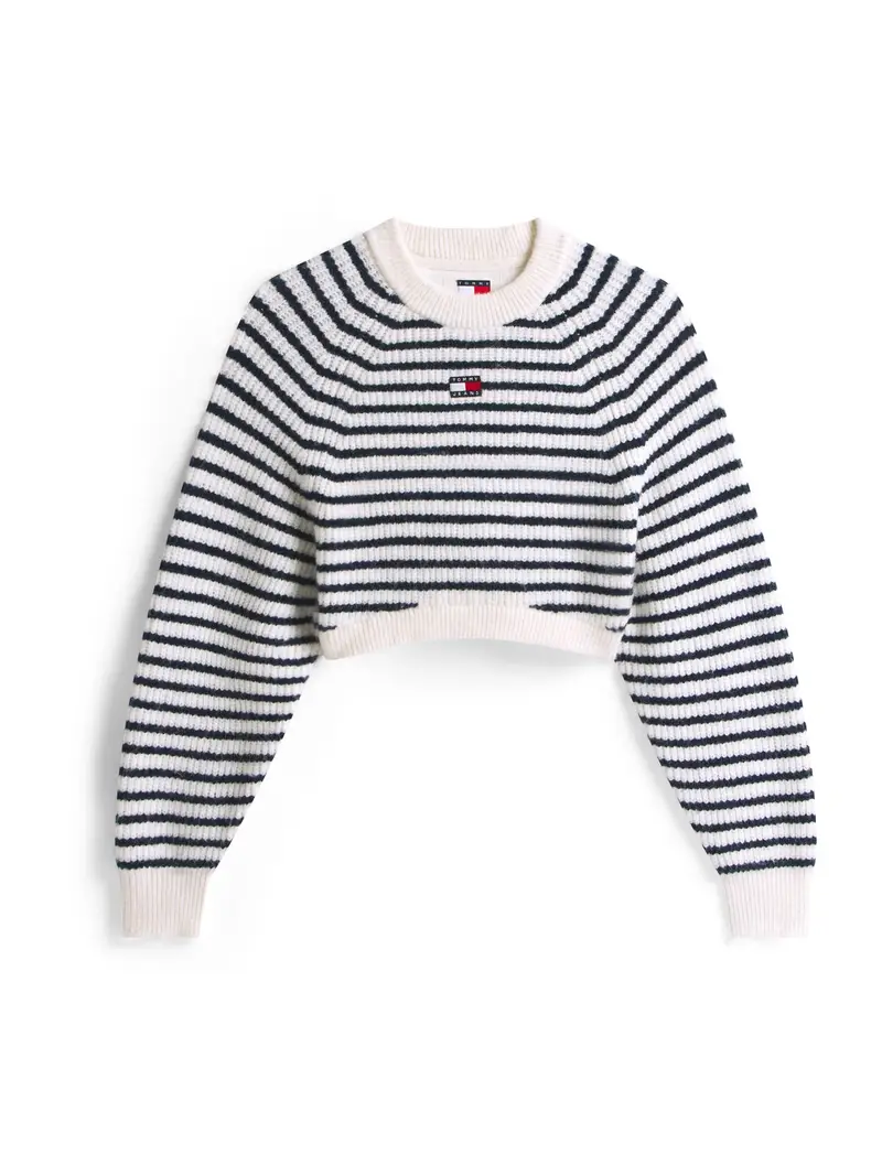 Pullover navy / bianco