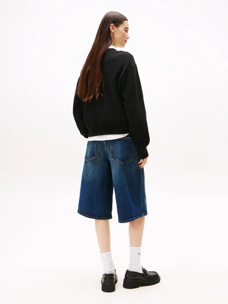 Pullover navy / marrone scuro / rosso / bianco miniatura 3