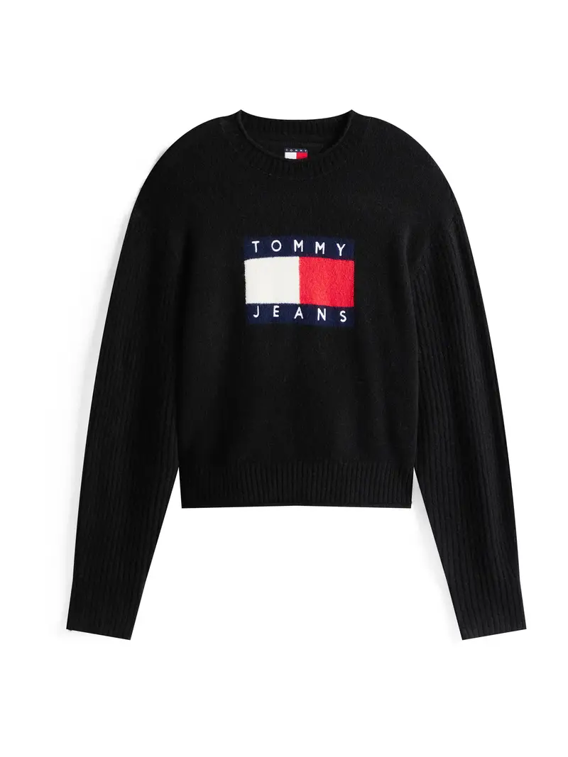 Pullover navy / marrone scuro / rosso / bianco