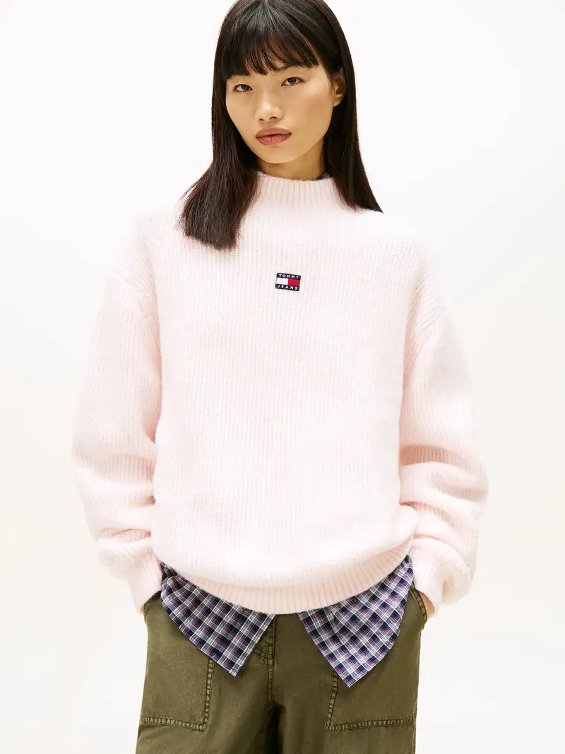 Pullover navy / rosa pastello / rosso / bianco miniatura 2