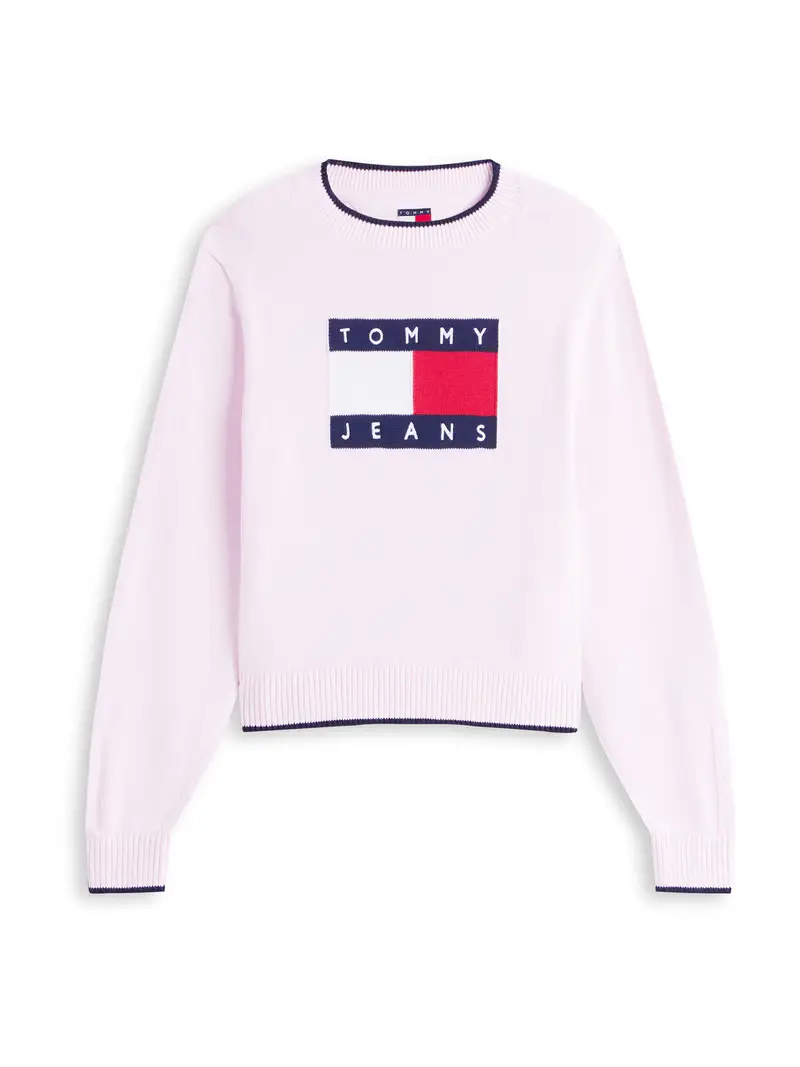 Pullover navy / rosa pastello / rosso / bianco