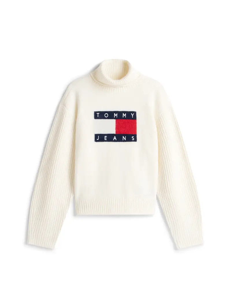 Pullover navy / rosso / bianco / bianco lana