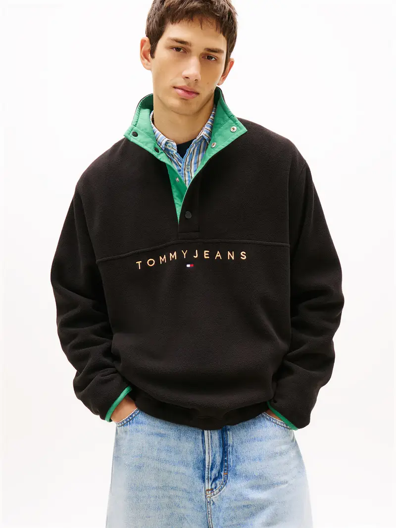 Pullover sabbia / nero miniatura 2