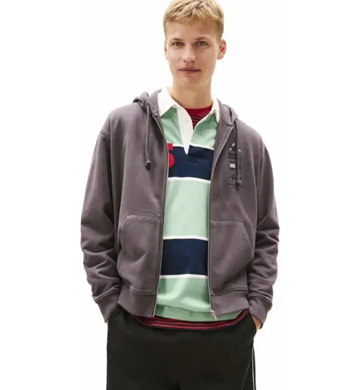 Relaxed Dna Play - felpa con cappuccio - uomo Grey