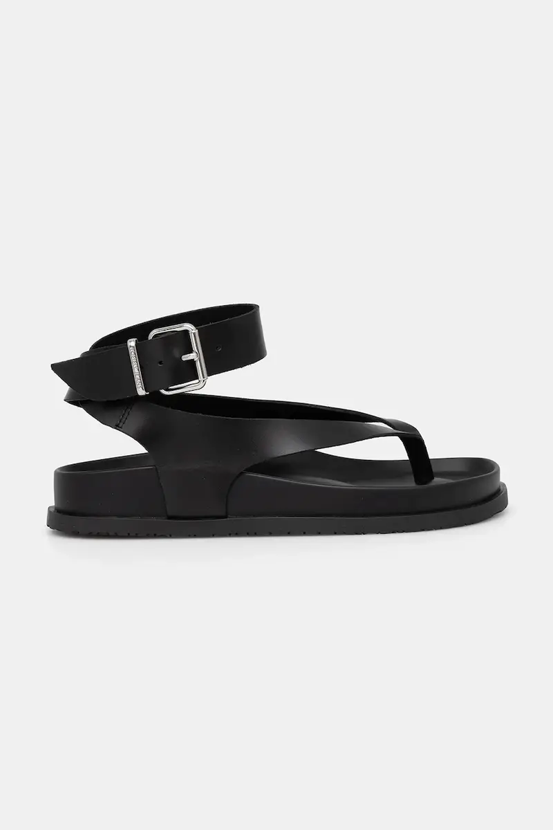 sandali in pelle TJW ANKLE STRAP SANDAL donna colore nero EN0EN02873 miniatura 2