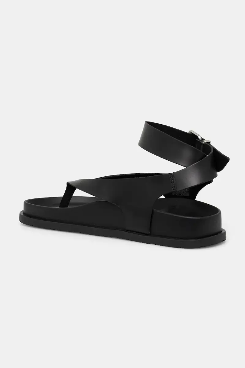 sandali in pelle TJW ANKLE STRAP SANDAL donna colore nero EN0EN02873 miniatura 3