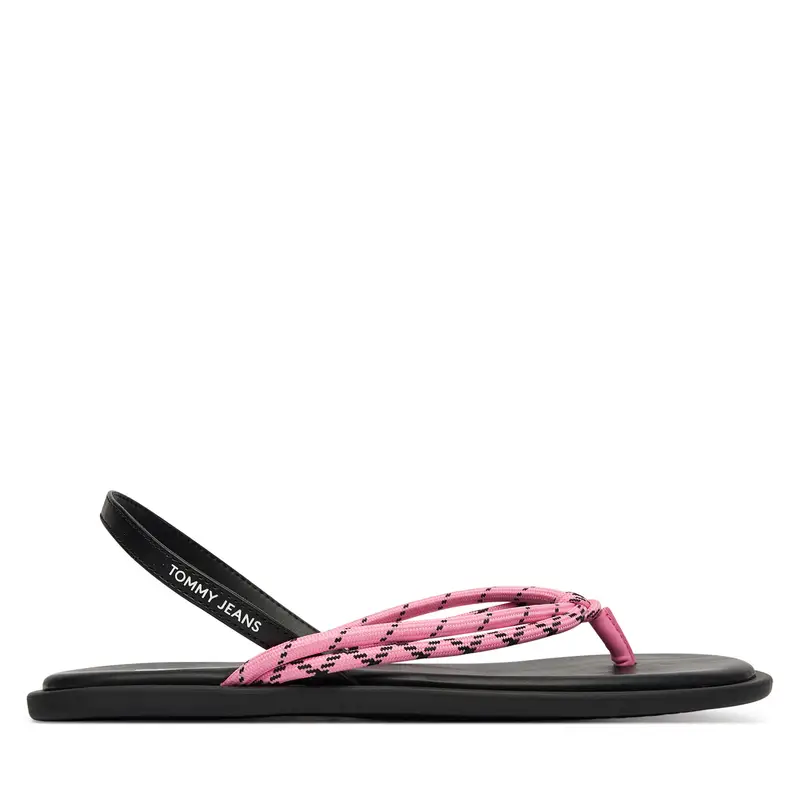 Sandali Tommy Jeans Tjw Casual Rope Sandal EN0EN02951 Rosa