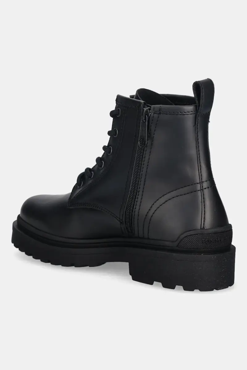 scarpe in pelle TJM LACE UP RUBBERIZED uomo colore nero EM0EM01628 miniatura 3