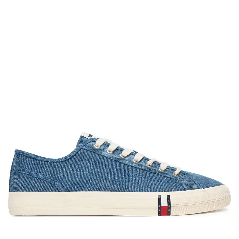 Scarpe sportive Tommy Jeans Archive Y2K Lace Up Denim EM0EM01751 Blu
