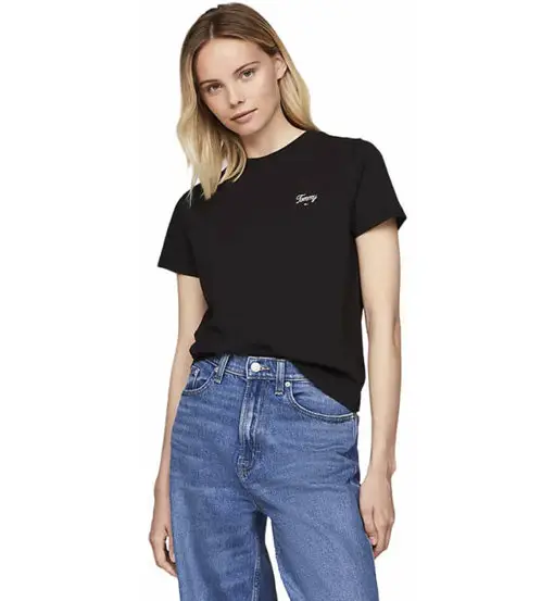 Tommy Jeans T-shirt Donna Nero 3612227