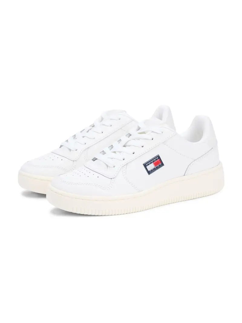 Sneaker bassa BASKET navy / rosso acceso / bianco miniatura 2