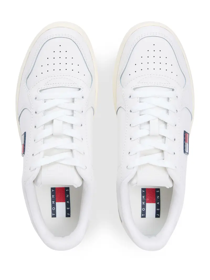 Sneaker bassa BASKET navy / rosso acceso / bianco miniatura 3