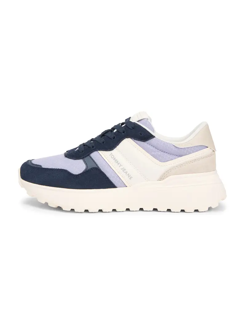 Sneaker bassa beige / marino / blu chiaro / bianco