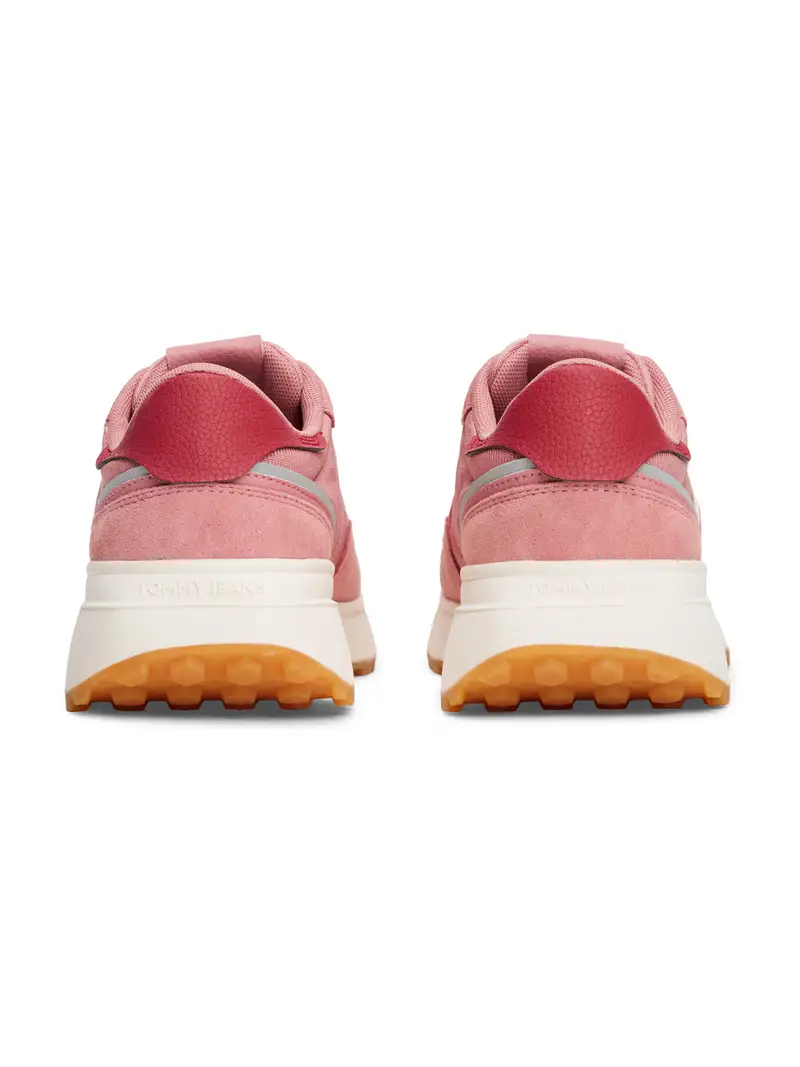 Sneaker bassa CLEATED RUNNER grigio chiaro / rosa miniatura 3