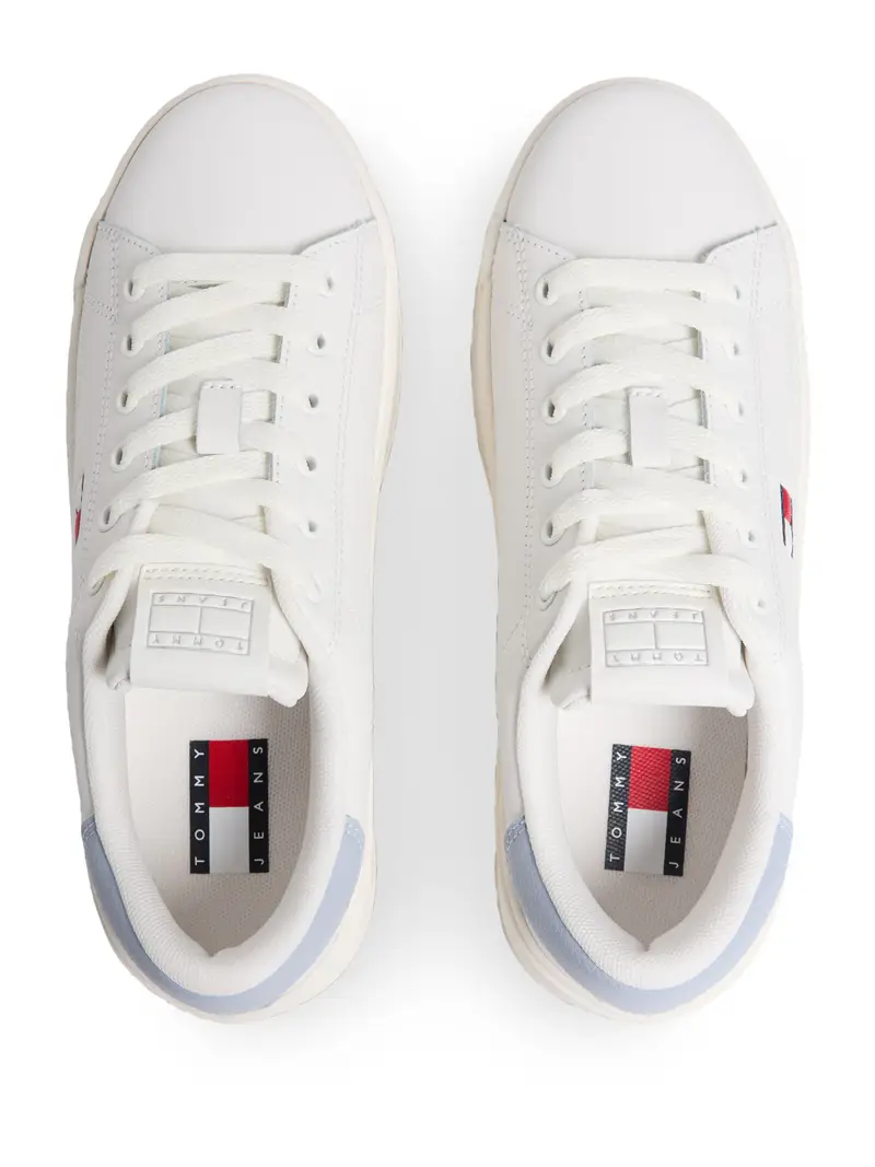 Sneaker bassa écru / blu pastello Écru miniatura 3