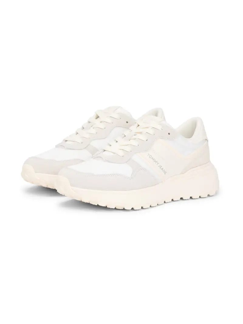 Sneaker bassa grigio chiaro / arancione pastello / bianco miniatura 2