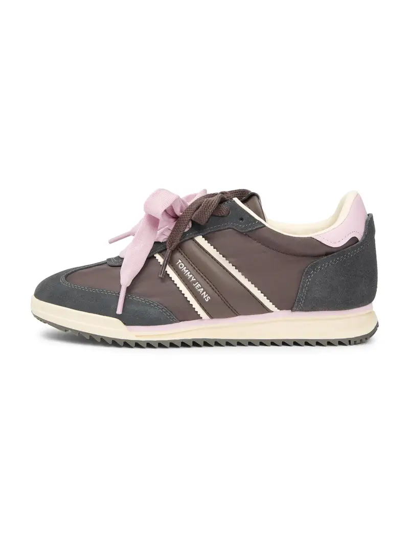 Sneaker bassa marrone / rosa chiaro / bianco