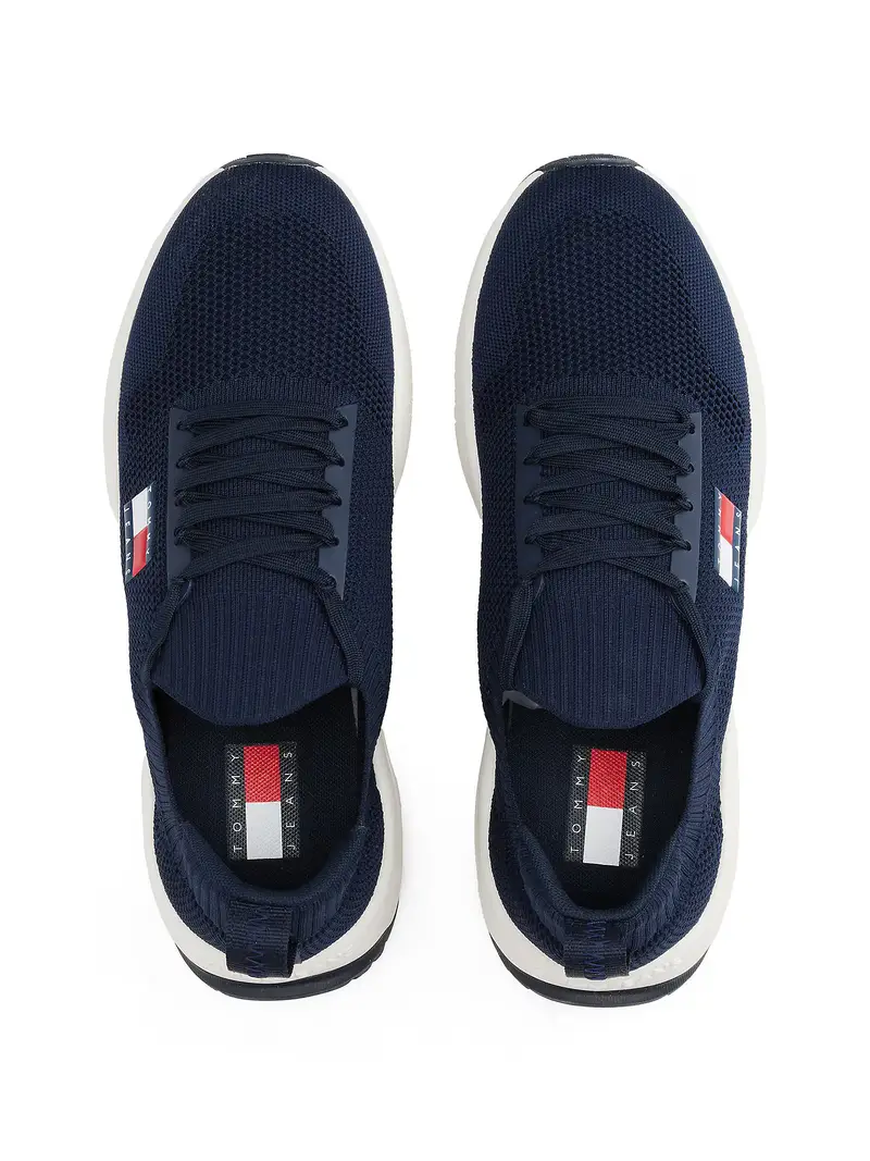 Sneaker bassa navy / rosso / bianco miniatura 3