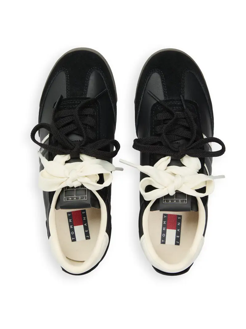 Sneaker bassa nero / bianco miniatura 3