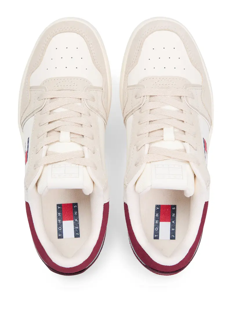 Sneaker bassa 'TJW RETRO BASKET SNEAKER' beige / écru / navy / bordeaux miniatura 3