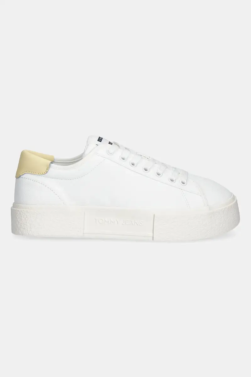 sneakers FLATFORM CANVAS SNEAKER donna colore bianco EN0EN02792 miniatura 2