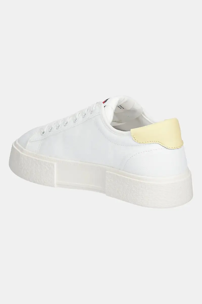 sneakers FLATFORM CANVAS SNEAKER donna colore bianco EN0EN02792 miniatura 3