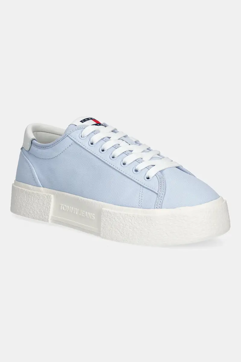 sneakers FLATFORM CANVAS SNEAKER donna colore blu EN0EN02792