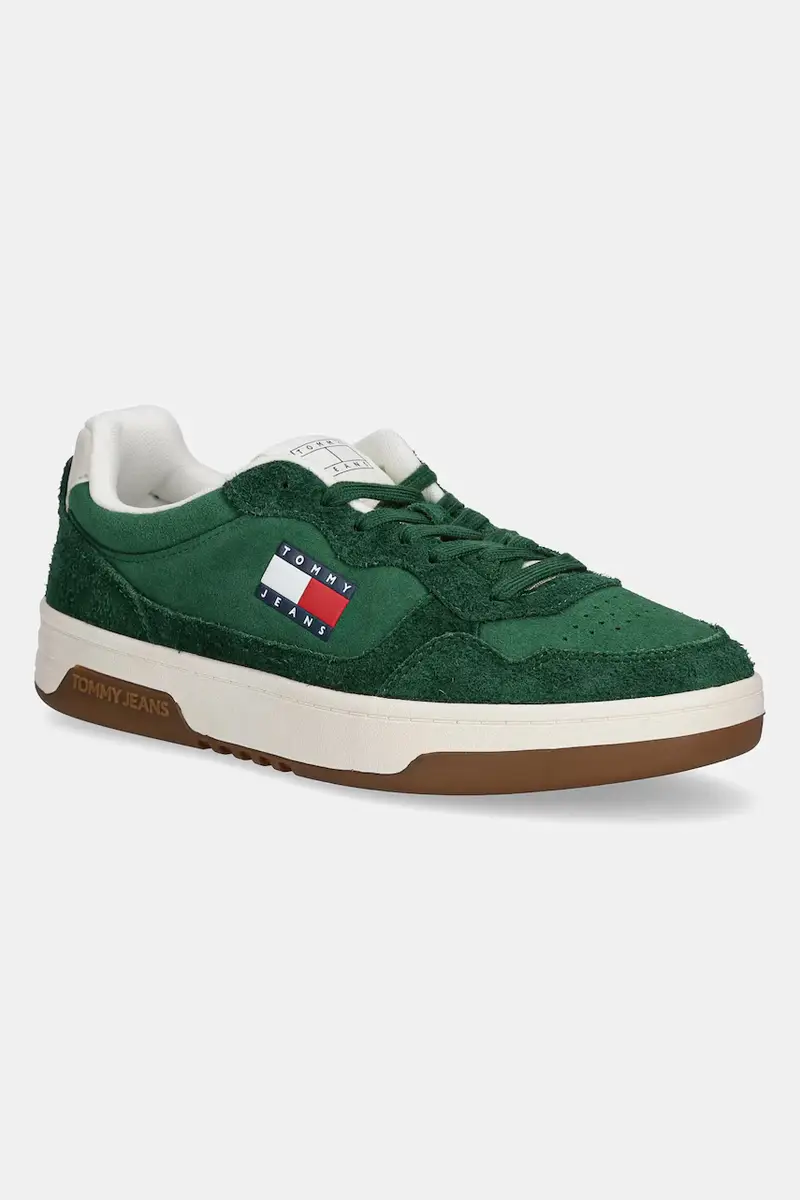 sneakers in camoscio CUPSOLE SUEDE uomo colore verde EM0EM01568