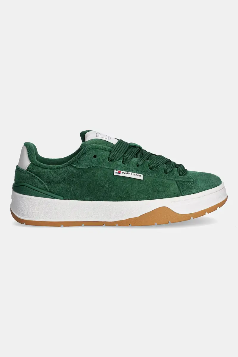 sneakers in camoscio SKATE SNEAKER colore verde EN0EN02737 miniatura 2