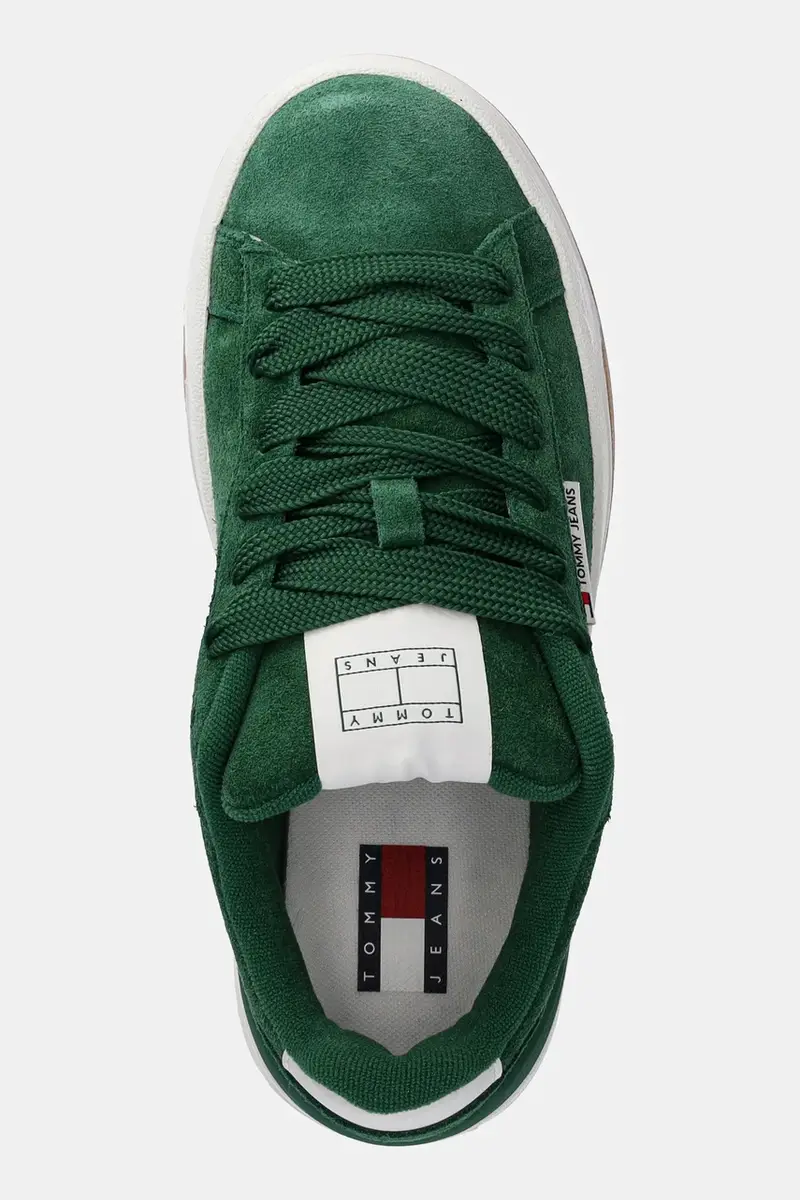 sneakers in camoscio SKATE SNEAKER colore verde EN0EN02737 miniatura 4