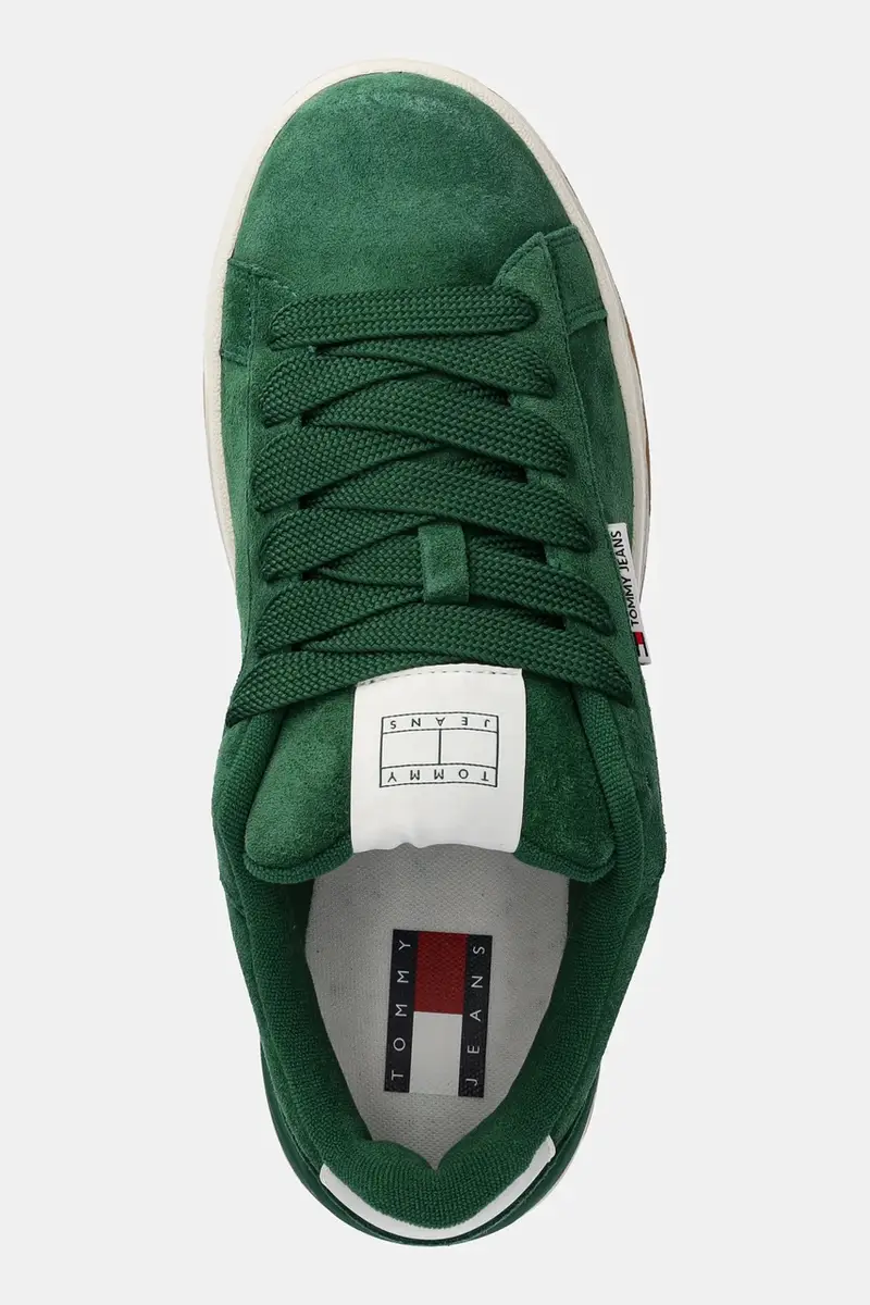 sneakers in camoscio SKATER SNEAKER colore verde EM0EM01607 miniatura 4