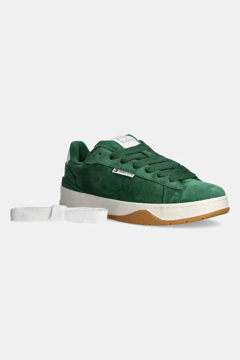 sneakers in camoscio SKATER SNEAKER colore verde EM0EM01607 miniatura 5