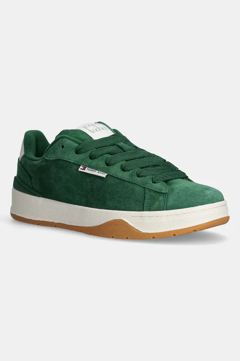 sneakers in camoscio SKATER SNEAKER colore verde EM0EM01607