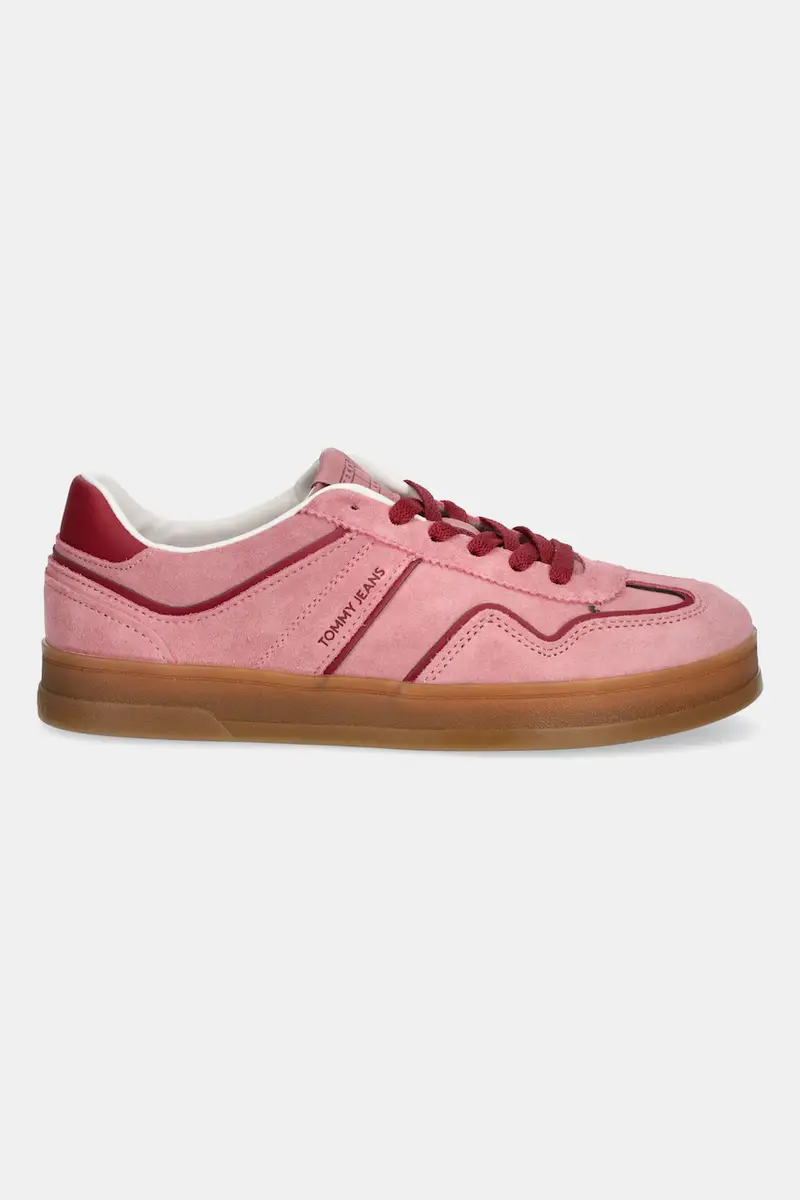 sneakers in camoscio THE GREENWICH donna colore rosa EN0EN02806 miniatura 2