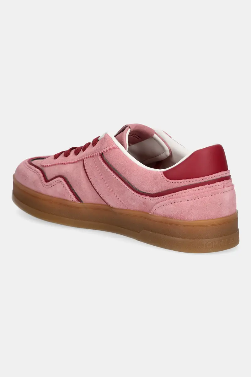 sneakers in camoscio THE GREENWICH donna colore rosa EN0EN02806 miniatura 3
