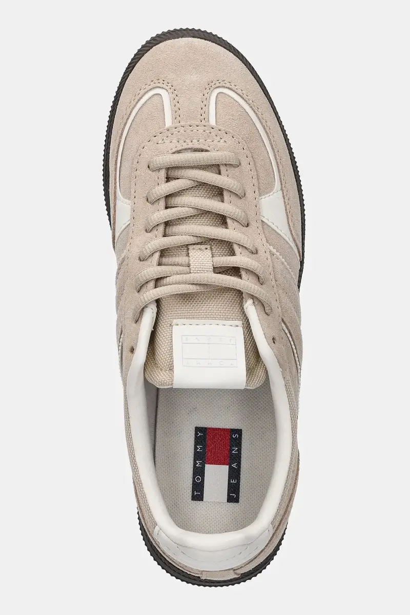 sneakers in camoscio THE GREENWICH EDGE donna colore beige EN0EN02838 miniatura 4