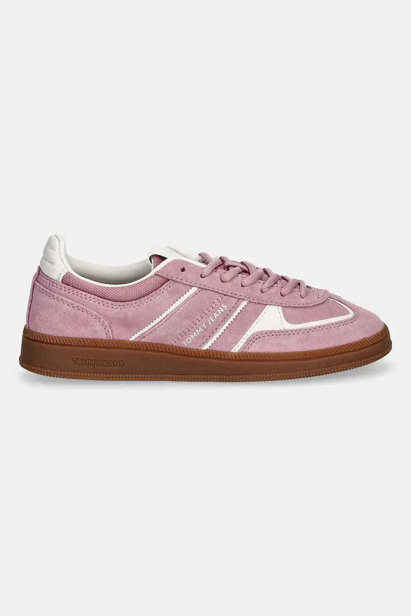 sneakers in camoscio THE GREENWICH EDGE donna colore rosa EN0EN02838 miniatura 2