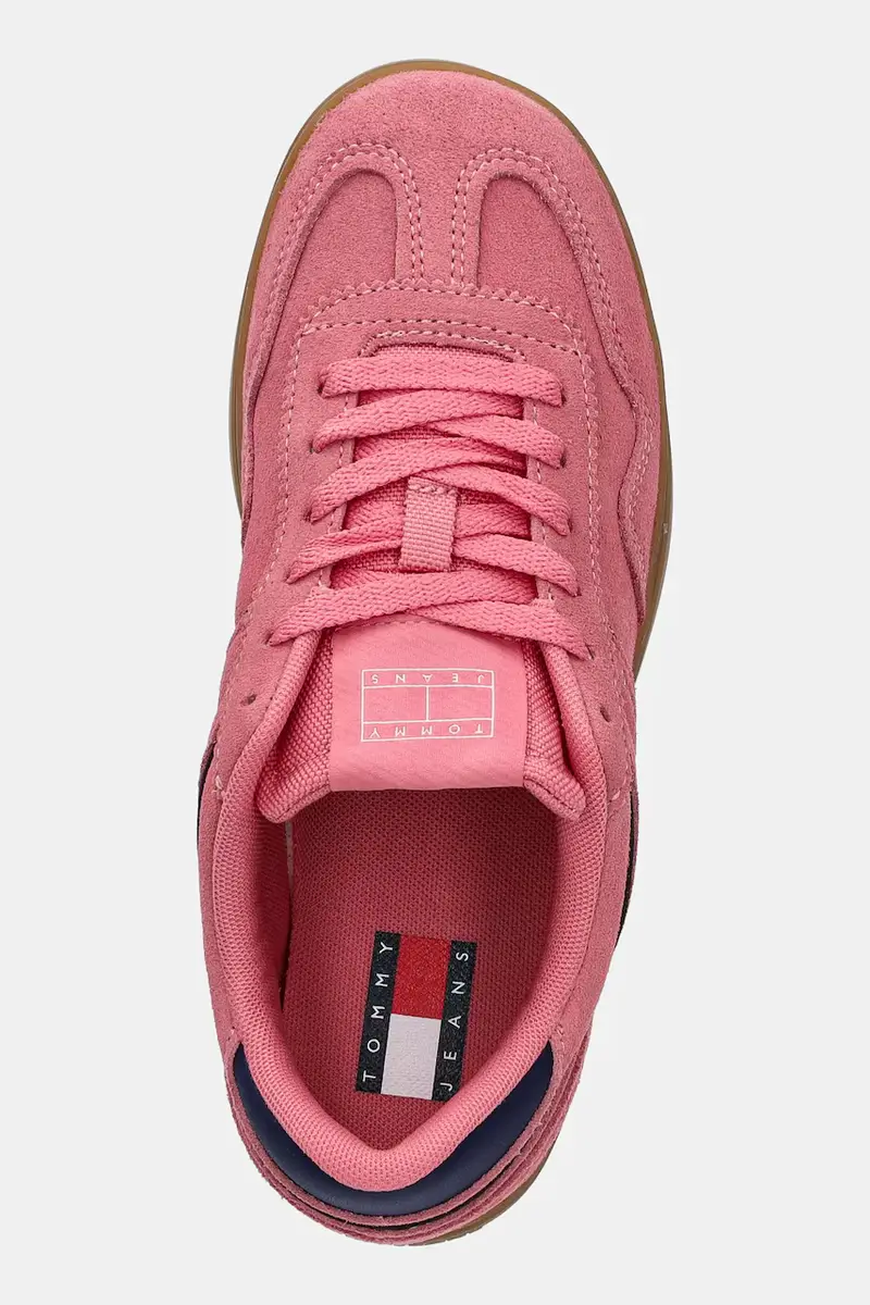 sneakers in camoscio THE GREENWICH SUEDE colore rosa EN0EN02696 miniatura 4